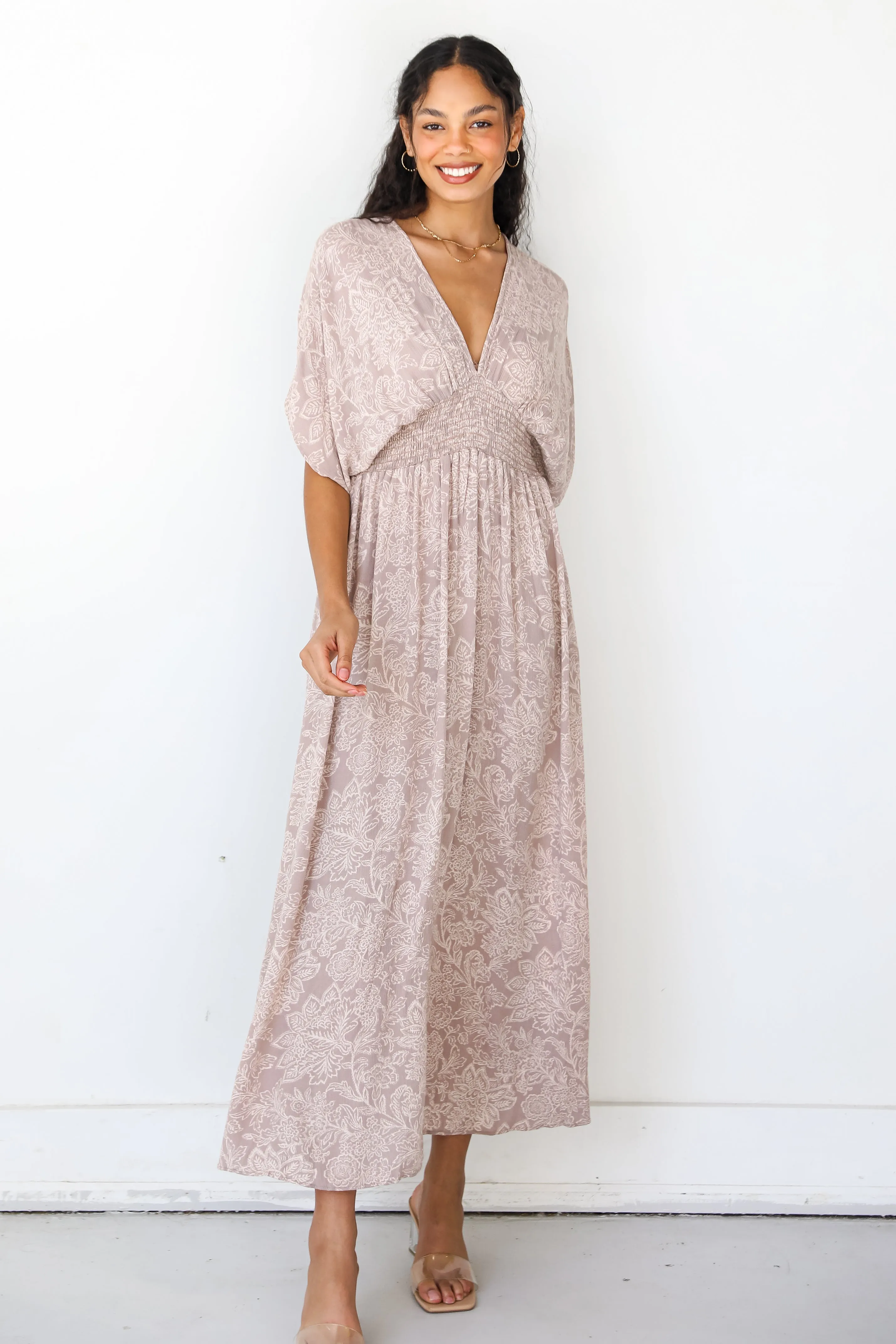 Precious Passion Floral Maxi Dress