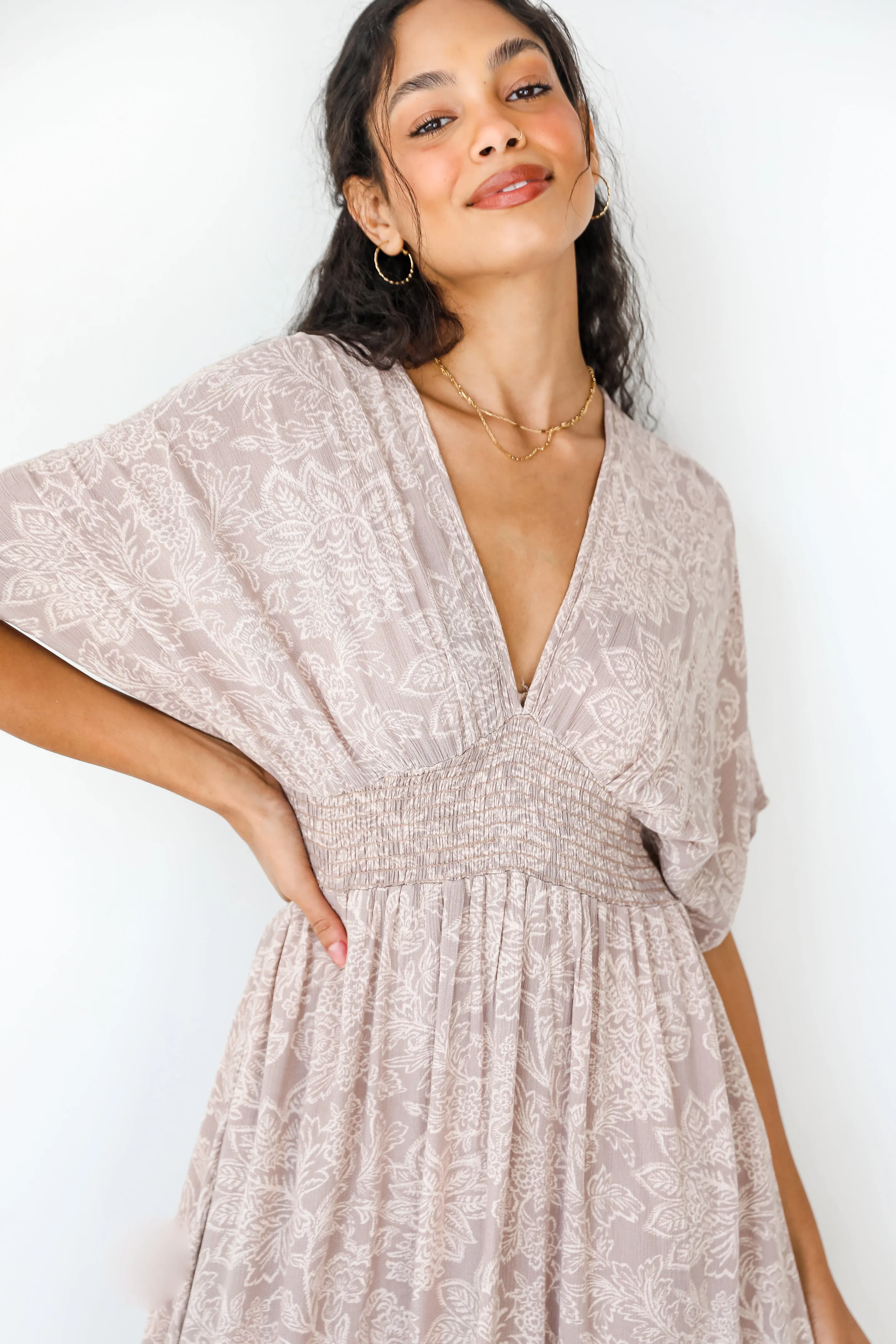 Precious Passion Floral Maxi Dress