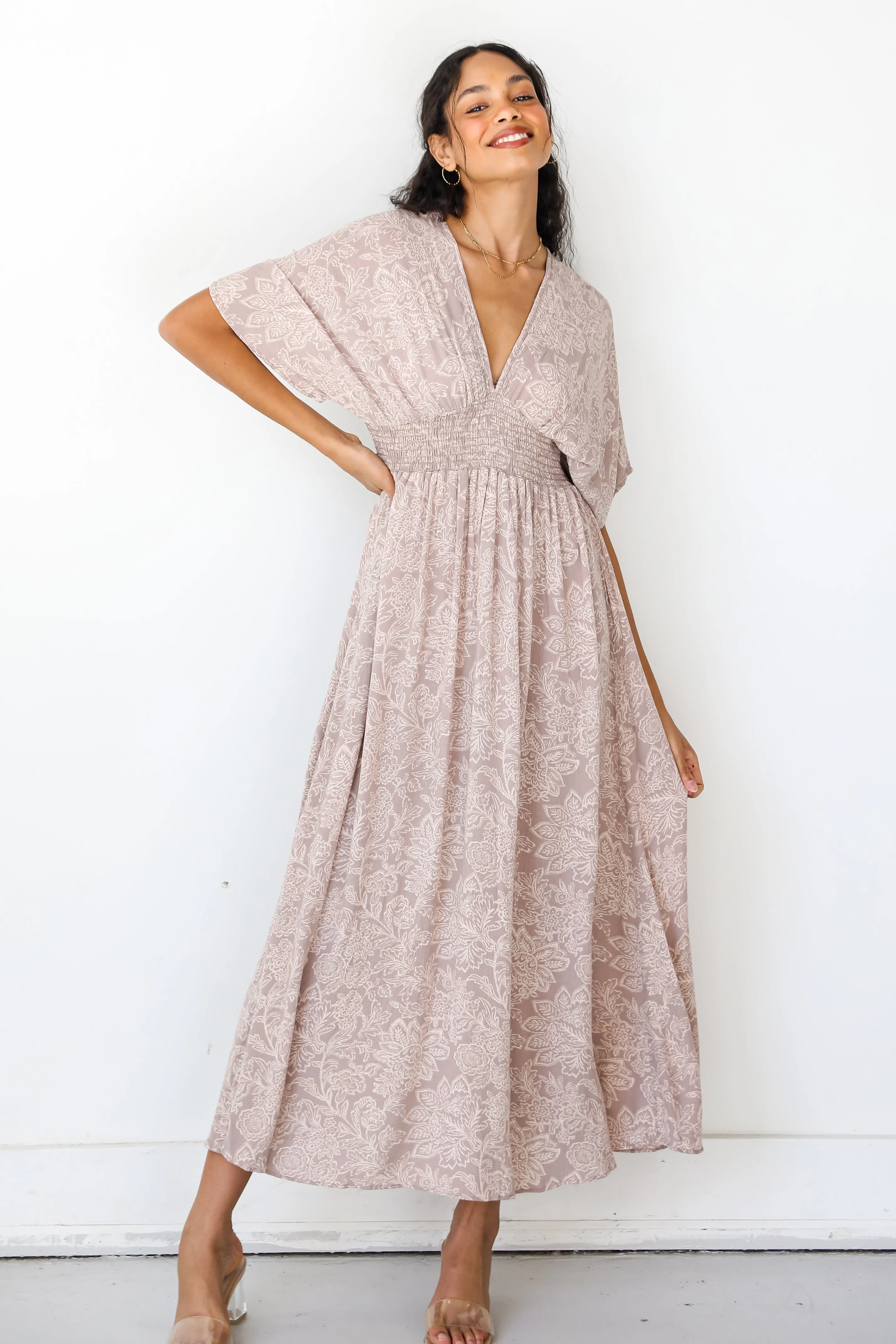 Precious Passion Floral Maxi Dress
