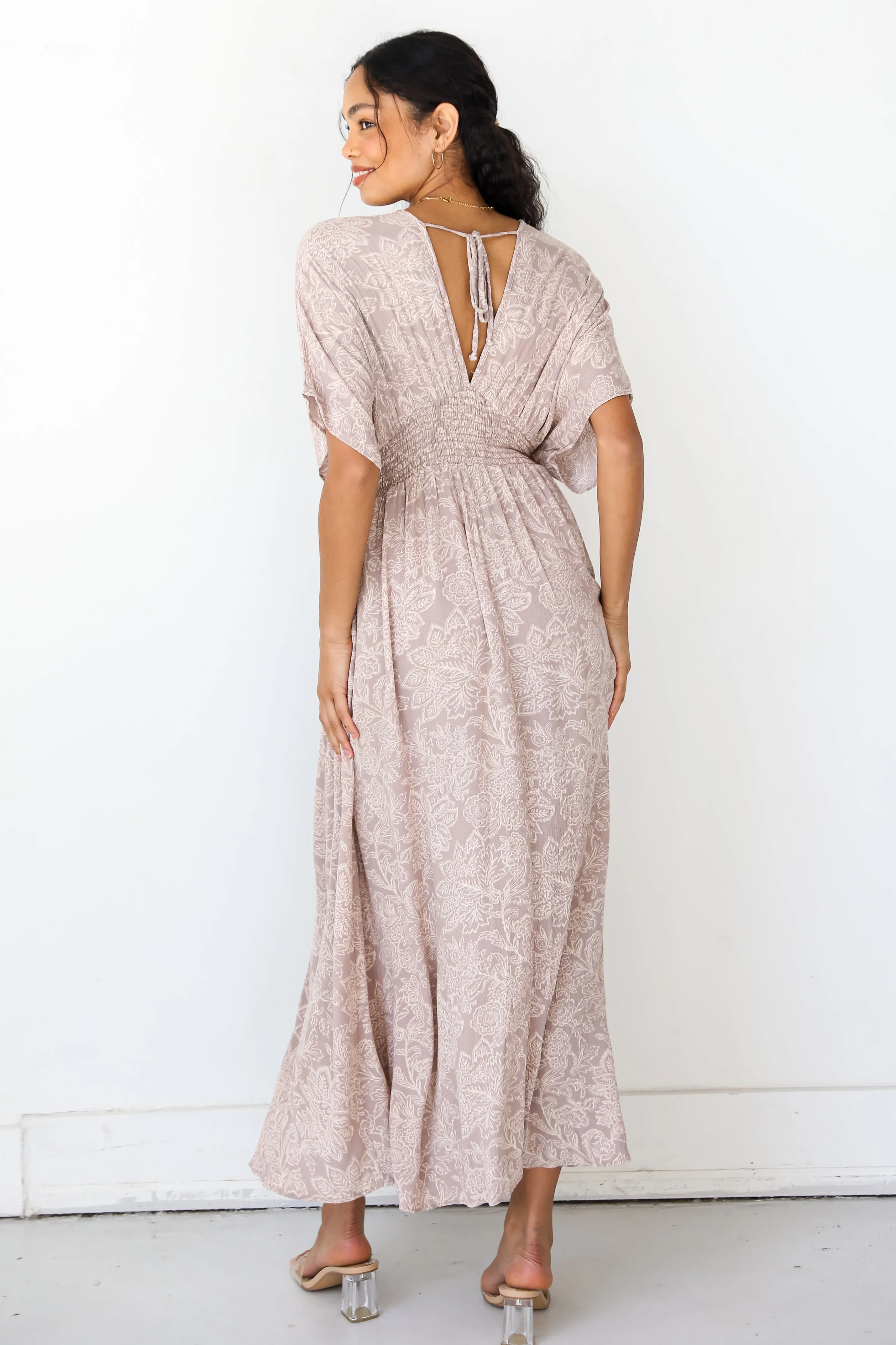Precious Passion Floral Maxi Dress