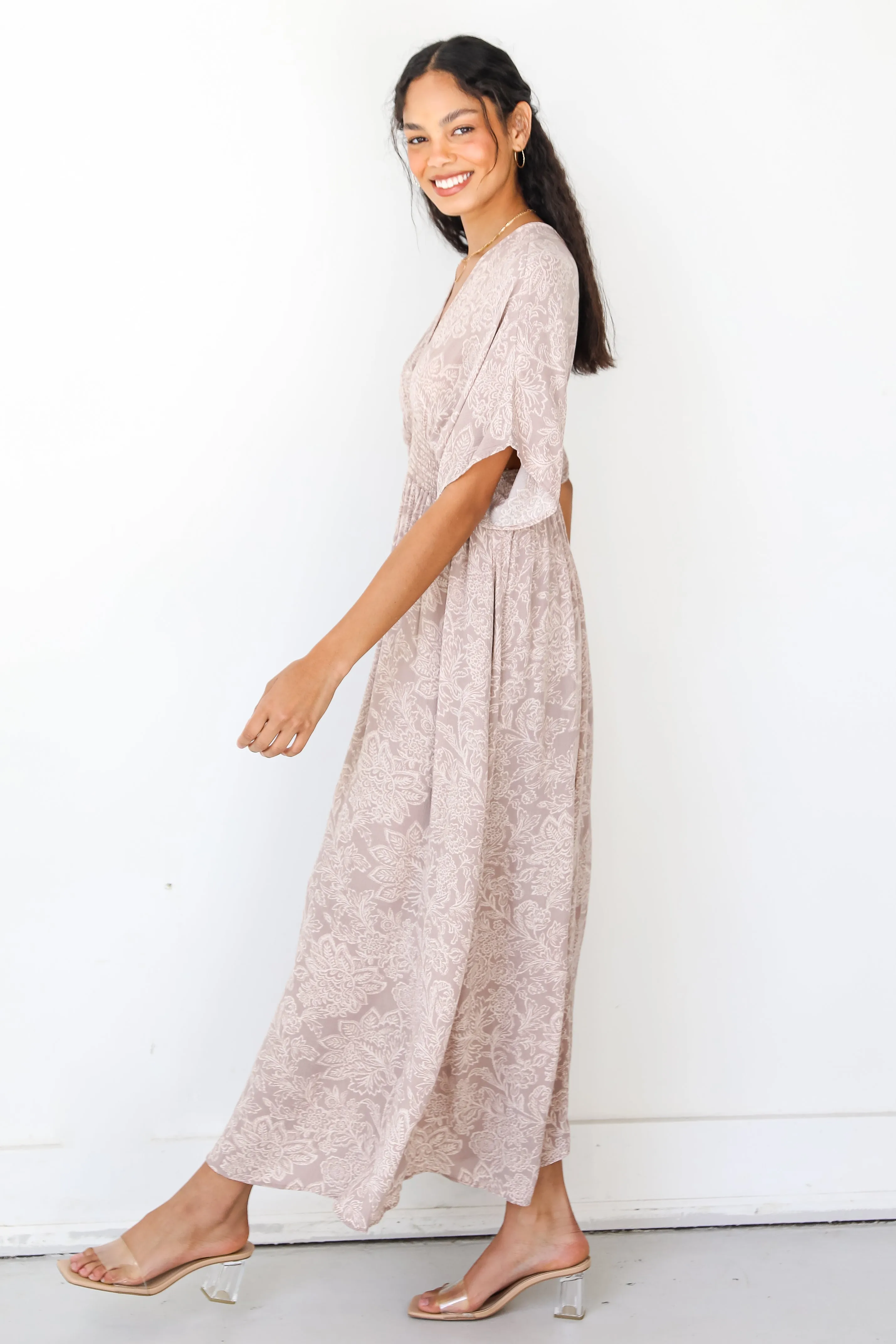 Precious Passion Floral Maxi Dress