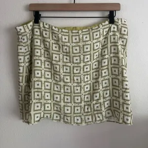 Princess Polly Green Geometric Print Mini Skirt