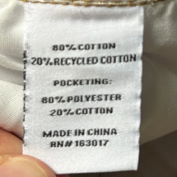 Princess Polly Utility Cargo Recycled Cotton Blend Denim White Jeans NWT Size 6