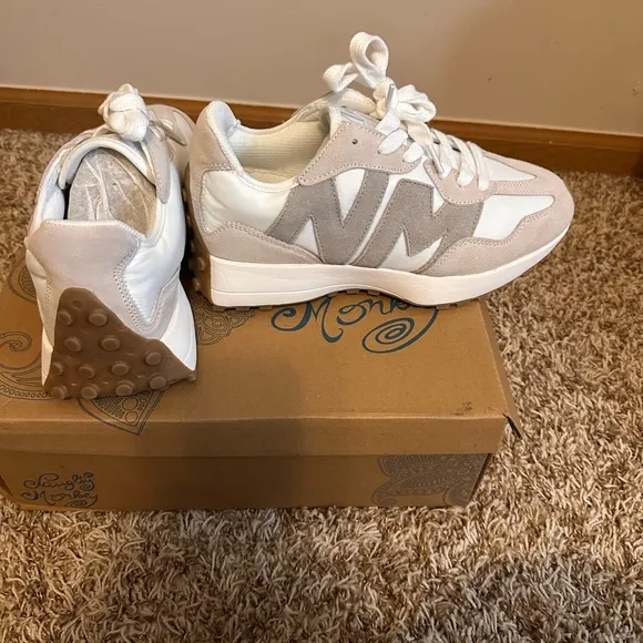 Project NM White and Gray Sneakers- size 8.5- New in Box