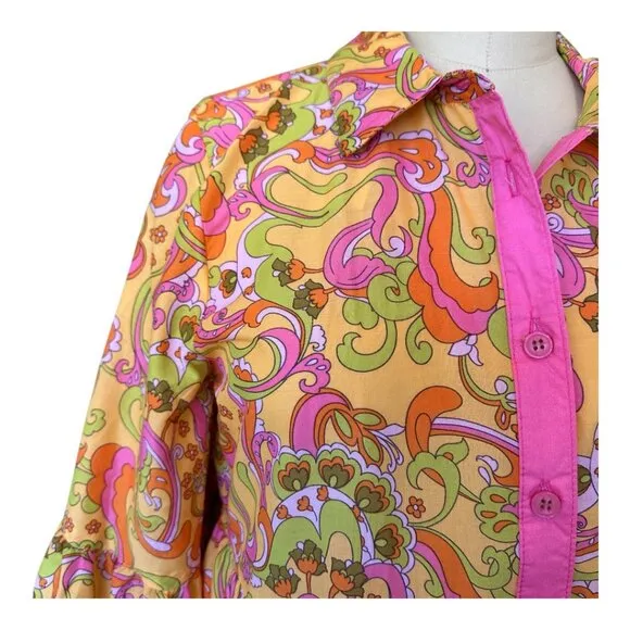 PUCCI Inspired Ivy Jane Paisley Dress  - By Uncle Frank - Size S