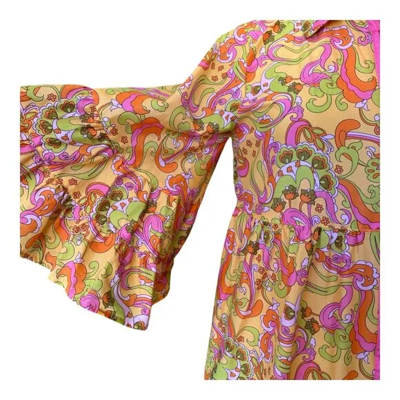 PUCCI Inspired Ivy Jane Paisley Dress  - By Uncle Frank - Size S