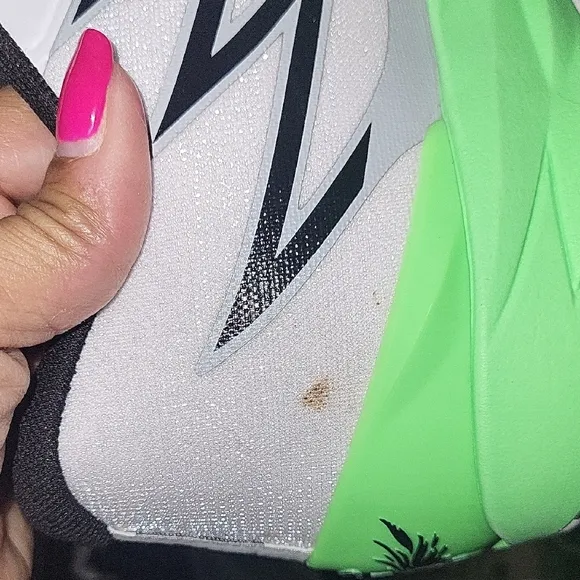 Puma Black and Green Sneakers