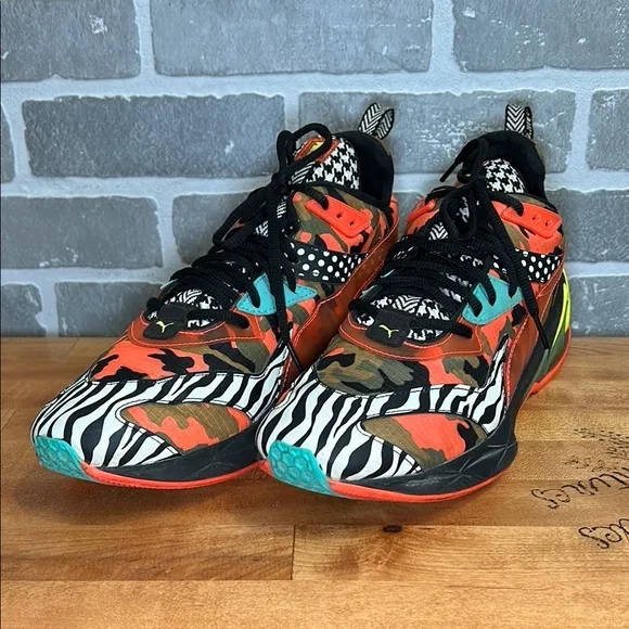 Puma LQDCell Origin Mixed Mens Size 11 Animal Print Camo