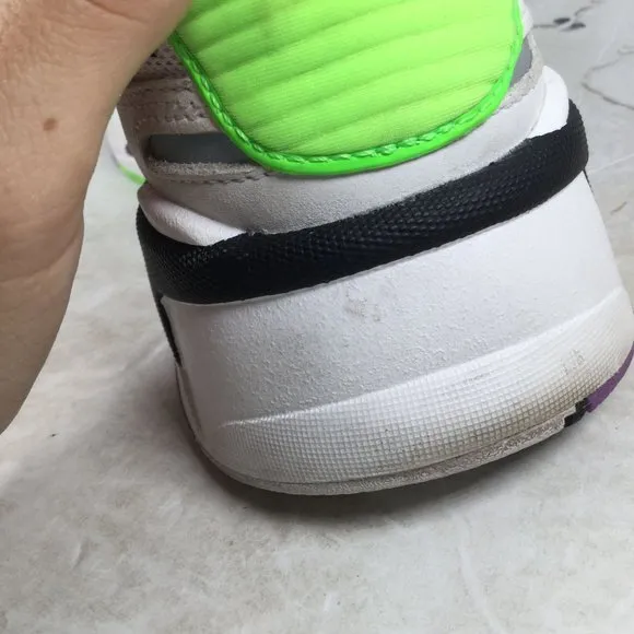 Puma RS Bold Fluorescent Sneakers White Green Purple Size 7C