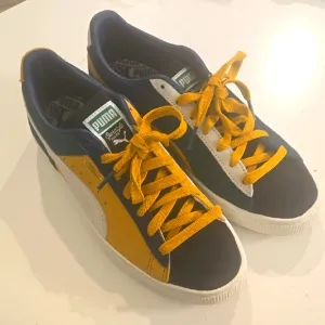 Puma Sneakers with Yellow and Blue Details