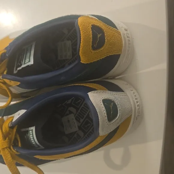 Puma Sneakers with Yellow and Blue Details