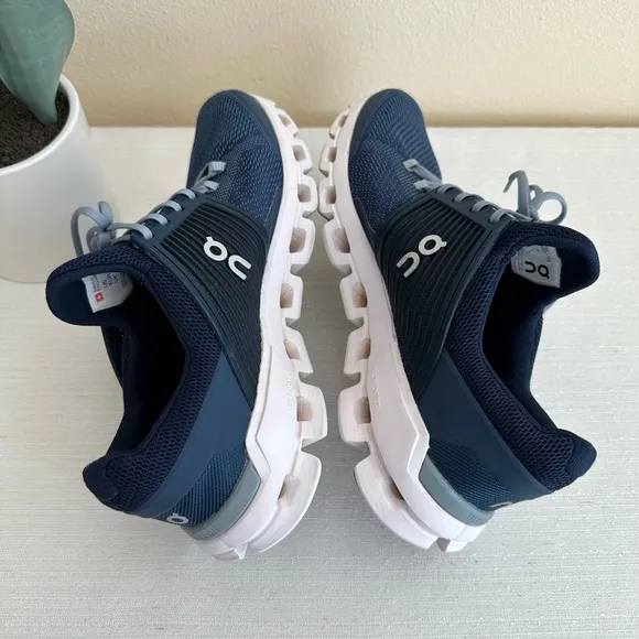 QN Cloudswift 1 Blue Mesh Running Sneakers Men’s 8