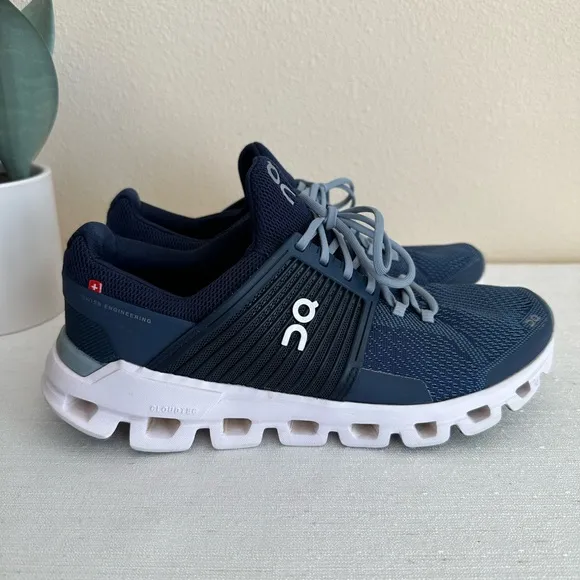 QN Cloudswift 1 Blue Mesh Running Sneakers Men’s 8