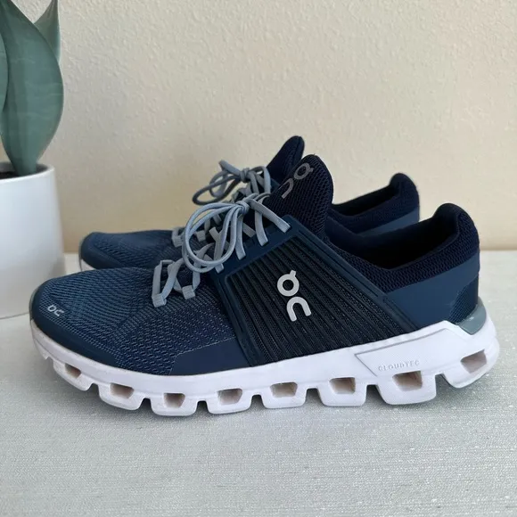 QN Cloudswift 1 Blue Mesh Running Sneakers Men’s 8