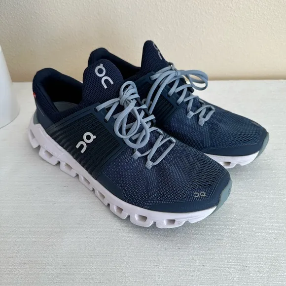 QN Cloudswift 1 Blue Mesh Running Sneakers Men’s 8