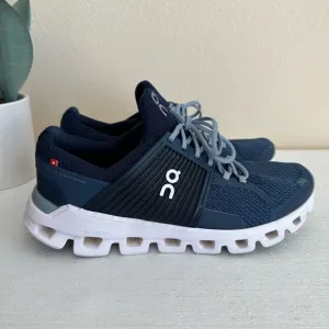 QN Cloudswift 1 Blue Mesh Running Sneakers Men’s 8
