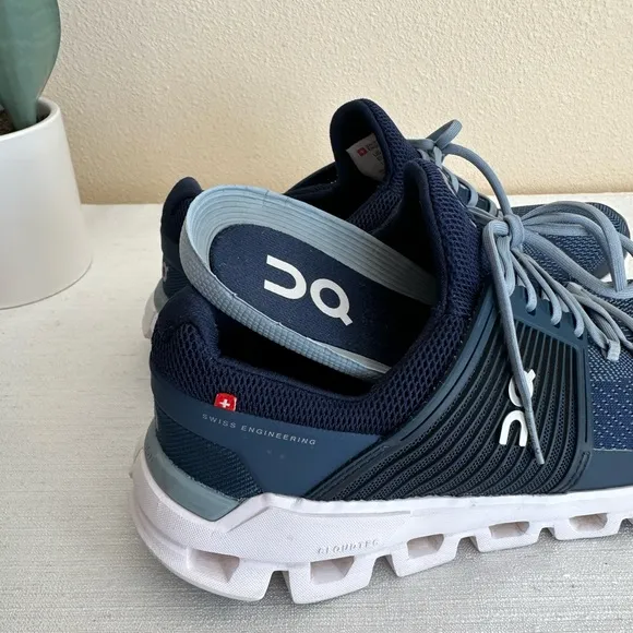 QN Cloudswift 1 Blue Mesh Running Sneakers Men’s 8
