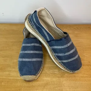 Rag and Bone Womens Denim and Stripes Espadrilles Euro 38.5