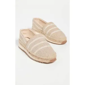 Rag&amp;Bone white stripes, beige espadrille S53, 8.5M