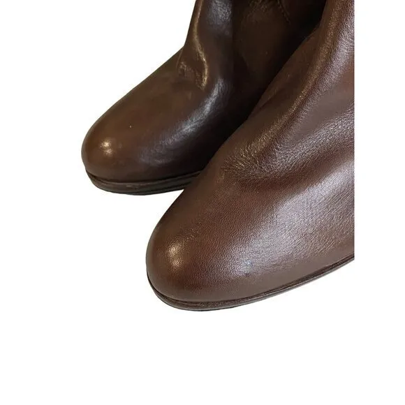 Ralph Lauren Brown Leather Over The Knee‎ Boots Size 9M
