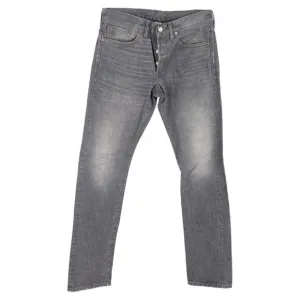 Ralph Lauren Straight Jeans in Grey Cotton Denim
