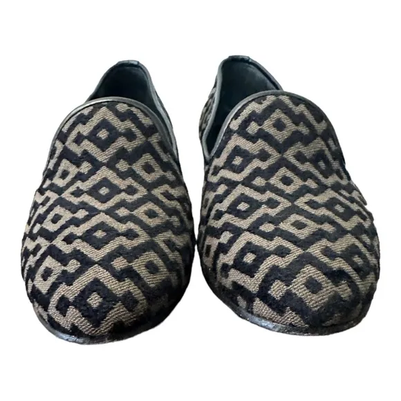 Ramon Tenza Geometric Print Loafers / Flats, Size 8.5N