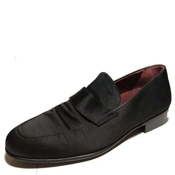 Rare Cole Haan Italy &quot;Evening&quot; Opera Tux Formal Loafers Men Size 8