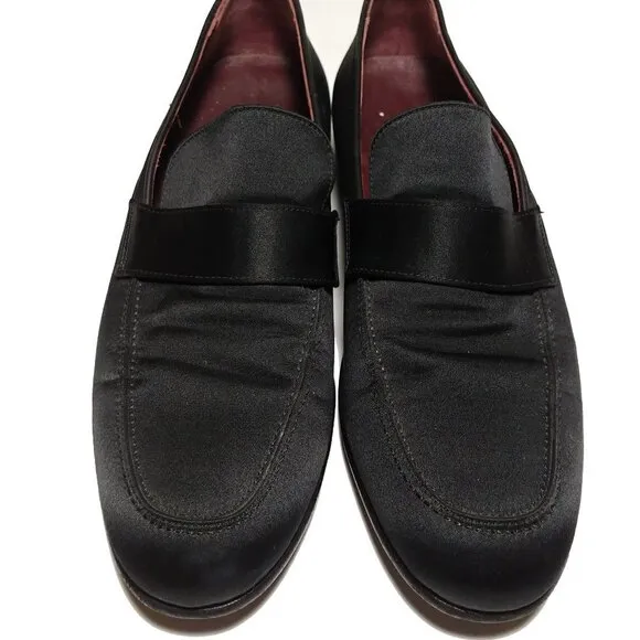 Rare Cole Haan Italy &quot;Evening&quot; Opera Tux Formal Loafers Men Size 8