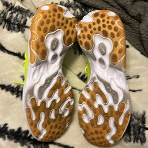 🔥RARE NIKE VOLT YELLOW/GREEN/GUM PRESTO REACT SZ 12 EXCELLENT