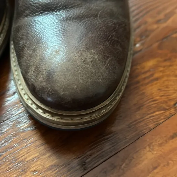Real Leather Ankle Boots size 10.5