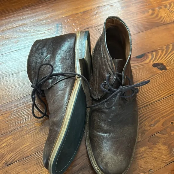 Real Leather Ankle Boots size 10.5