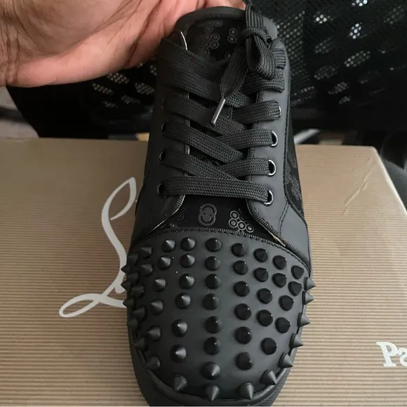 red bottom sneakers