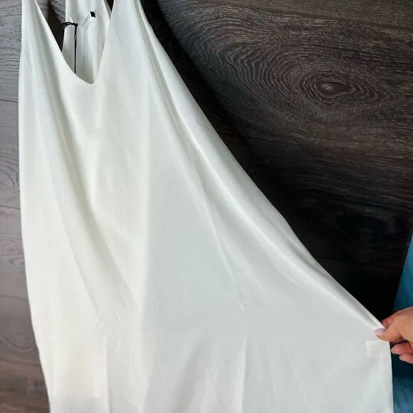 REVOLVE Three Eighty-Two Tanner Tent Dress in Ivory. Lined, T-Back. Large. NWT!