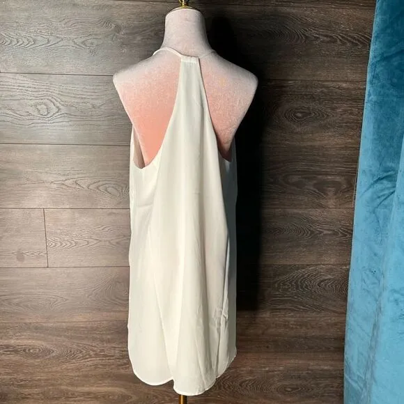 REVOLVE Three Eighty-Two Tanner Tent Dress in Ivory. Lined, T-Back. Large. NWT!