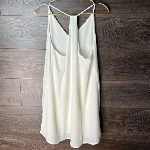 REVOLVE Three Eighty-Two Tanner Tent Dress in Ivory. Lined, T-Back. Large. NWT!