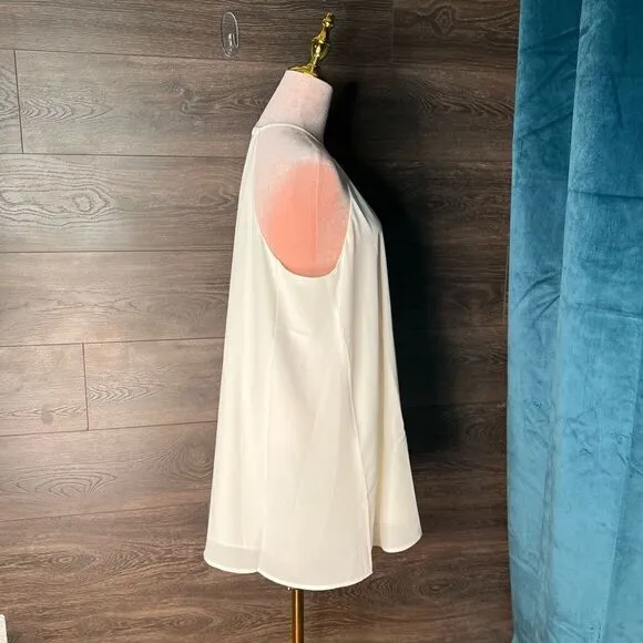 REVOLVE Three Eighty-Two Tanner Tent Dress in Ivory. Lined, T-Back. Large. NWT!