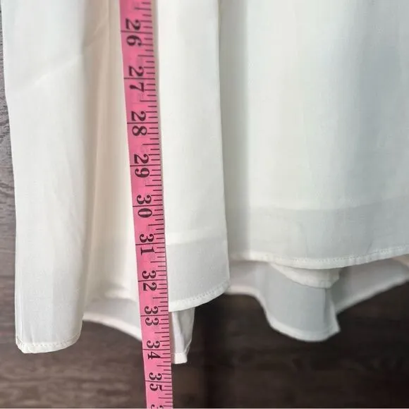 REVOLVE Three Eighty-Two Tanner Tent Dress in Ivory. Lined, T-Back. Large. NWT!