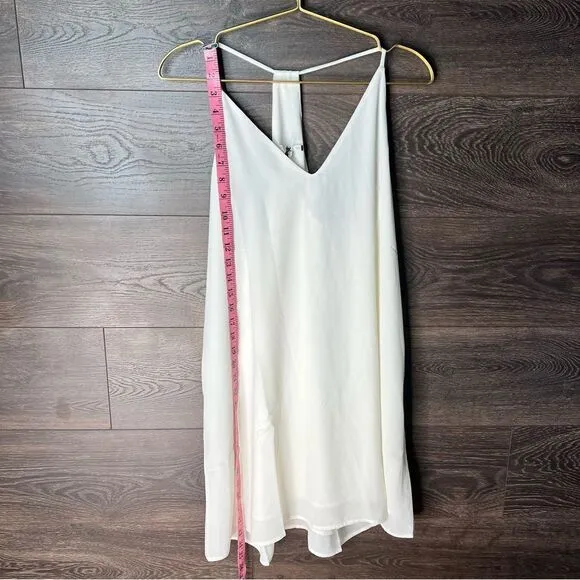 REVOLVE Three Eighty-Two Tanner Tent Dress in Ivory. Lined, T-Back. Large. NWT!