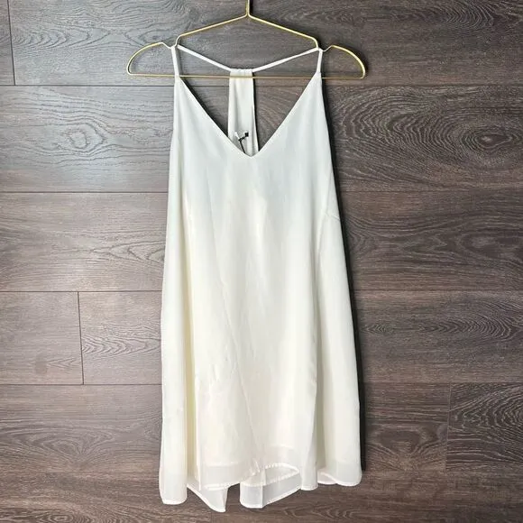 REVOLVE Three Eighty-Two Tanner Tent Dress in Ivory. Lined, T-Back. Large. NWT!