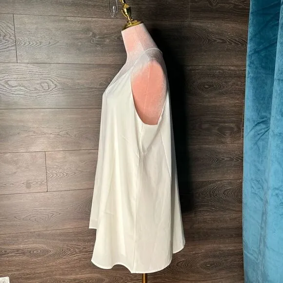 REVOLVE Three Eighty-Two Tanner Tent Dress in Ivory. Lined, T-Back. Large. NWT!