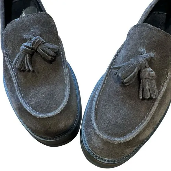 Revolve Vagabond Brown Suede Leather JOHNNY 2.0 LOAFER NWOT
