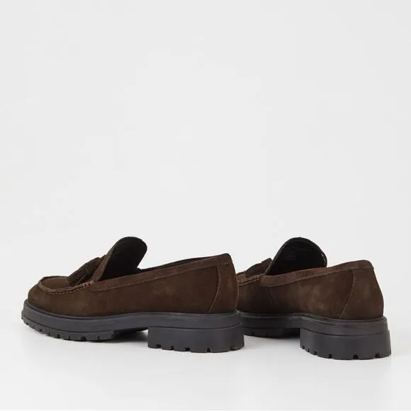Revolve Vagabond Brown Suede Leather JOHNNY 2.0 LOAFER NWOT