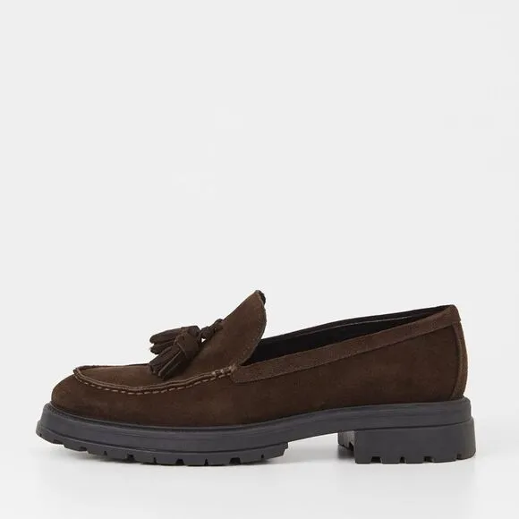 Revolve Vagabond Brown Suede Leather JOHNNY 2.0 LOAFER NWOT