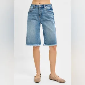 RISEN Tummy Control Mid Rise Fit Bermuda Shorts
