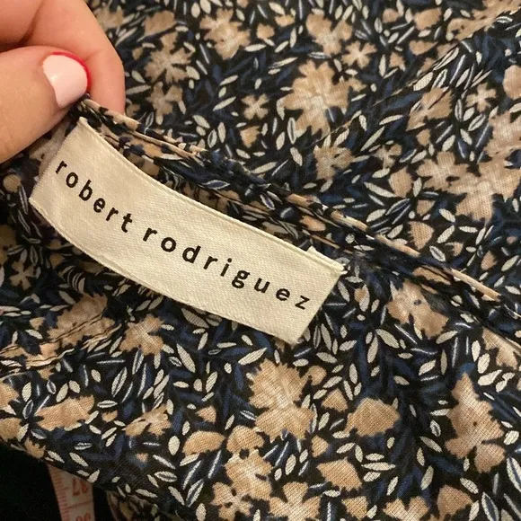 Robert Rodriguez Floral Cold Shoulder Dress maxi L