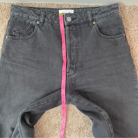 Rolla's Classic Straight High Rise Regular Fit Jeans in Vintage Black Size 27
