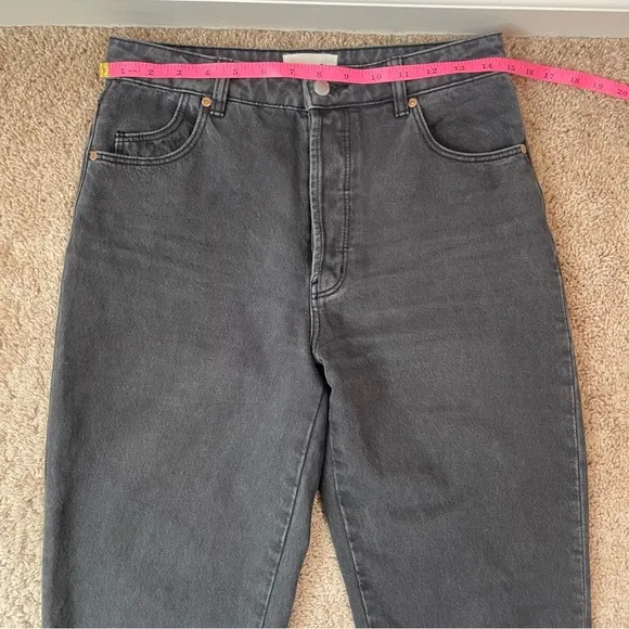 Rolla's Classic Straight High Rise Regular Fit Jeans in Vintage Black Size 27
