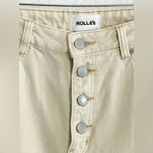 Rolla's Eastcoast Flare Jeans in beige natural NWT