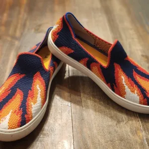 Rothy's Kids Sneakers - Red, Orange, and Blue