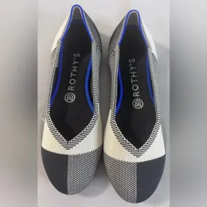 Rothys Plaid Ballet Flats - Women Size 7.5‎